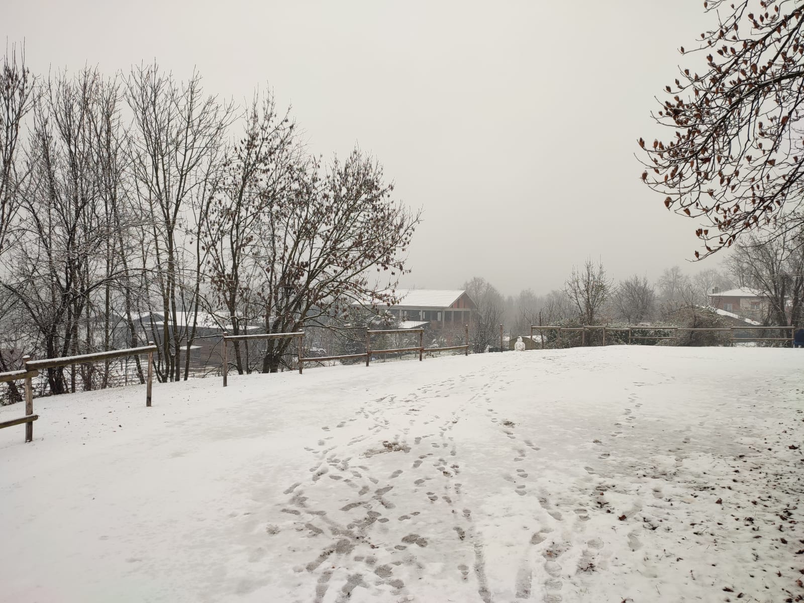 Nevicata del 8 Dicembre 2021 - Parcheggio Monte Rosa